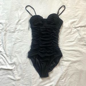 J. Crew Tulle Ruched One Piece